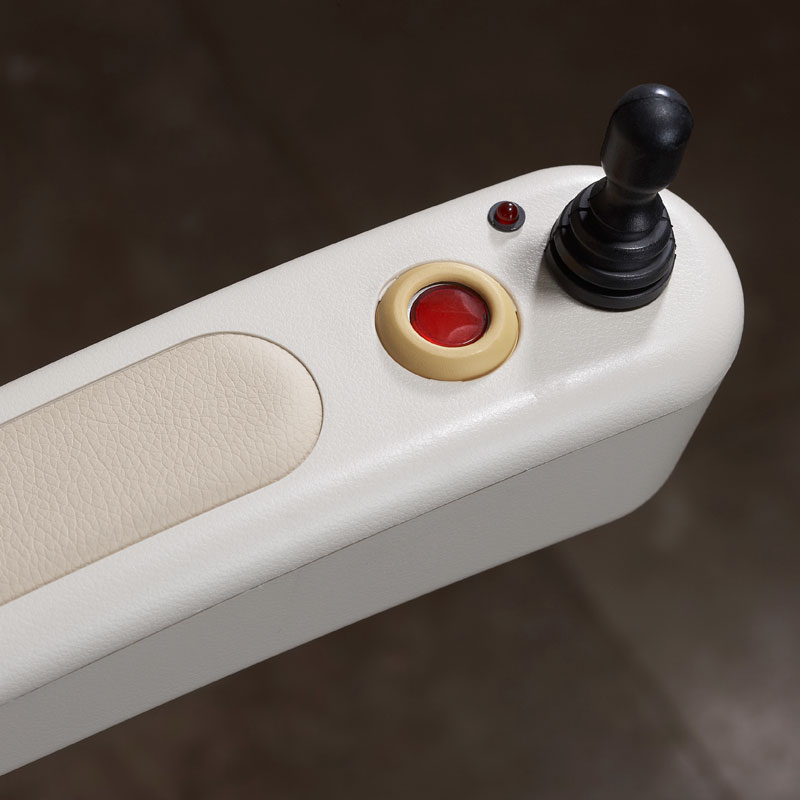 FITAL Treppenlift 1-Rohr Modell Elegance-EE - flexible Joystick-Steuerung